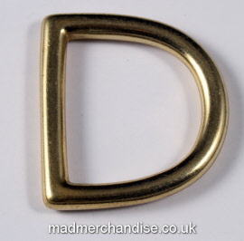 Mad Merchandise Solid Brass Dee 32mm