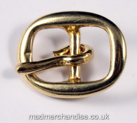 Mad Merchandise Solid Brass Buckle 13mm
